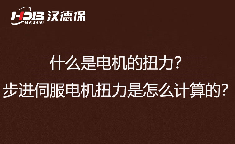 什么是電機的扭力？步進伺服電機扭力是怎么計算的？